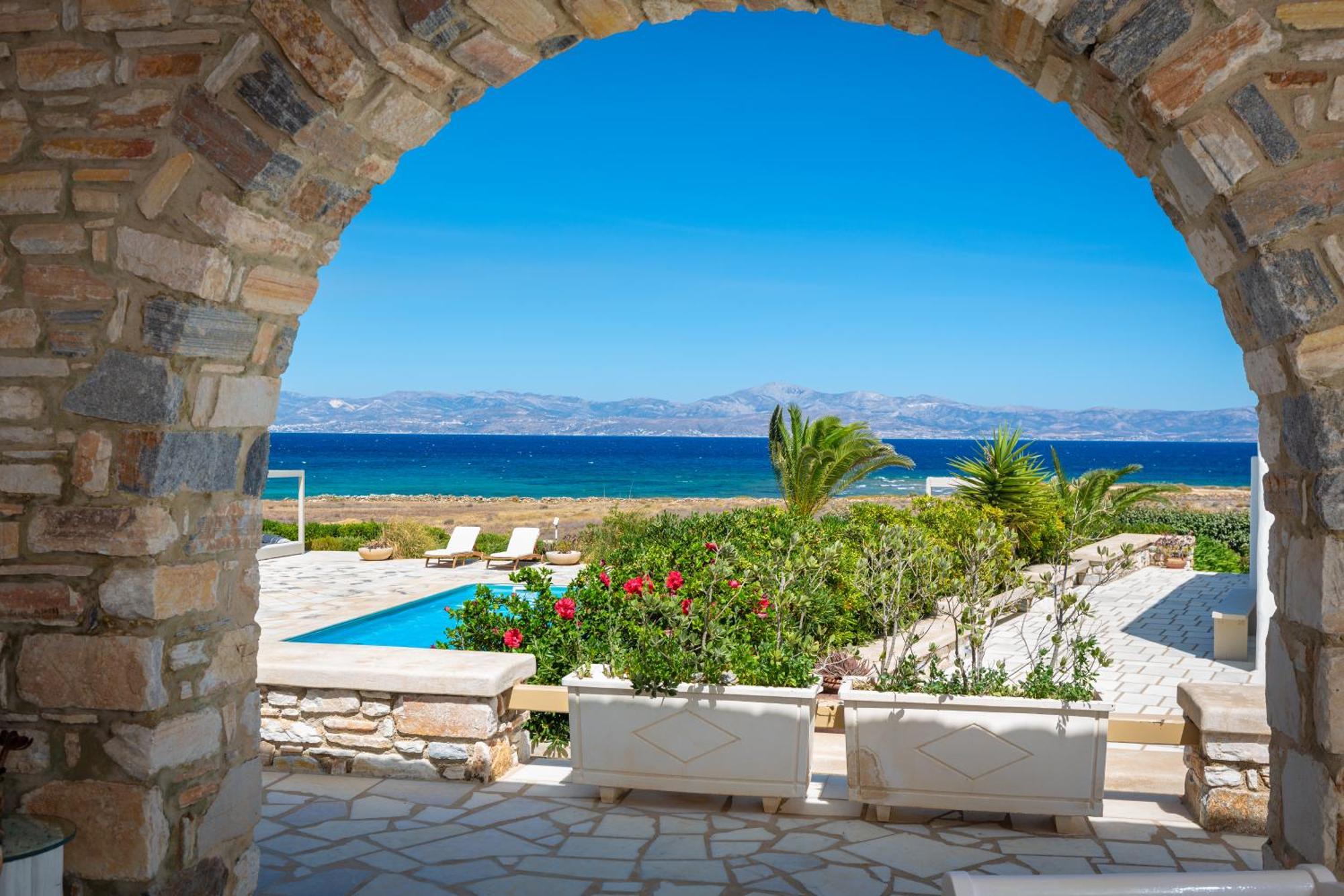Golden Sea Villas Chrisi Akti  Bagian luar foto
